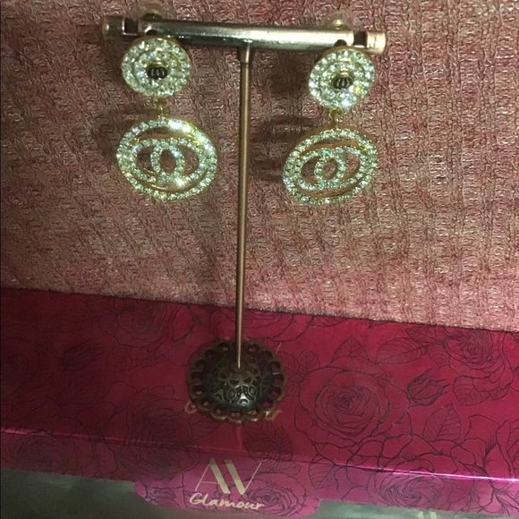 Beautiful Drop Earrings for Women Party Jewelry Gold - Picture 7 of 8